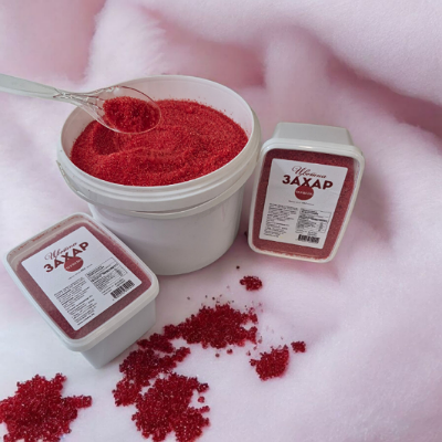 Захар цветна 453 гр. - червена