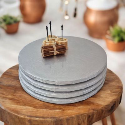 Подложка  h 12 мм Лукс  ф 35.5 Ю /1 бр - сребро